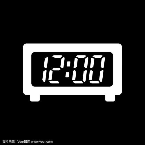 时间时钟图标时间和手表计时器时钟