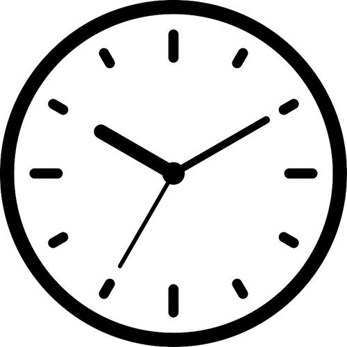 带阿拉伯数字的机械钟表表盘表圈计时器或秒表元素矢量插图图片素材
